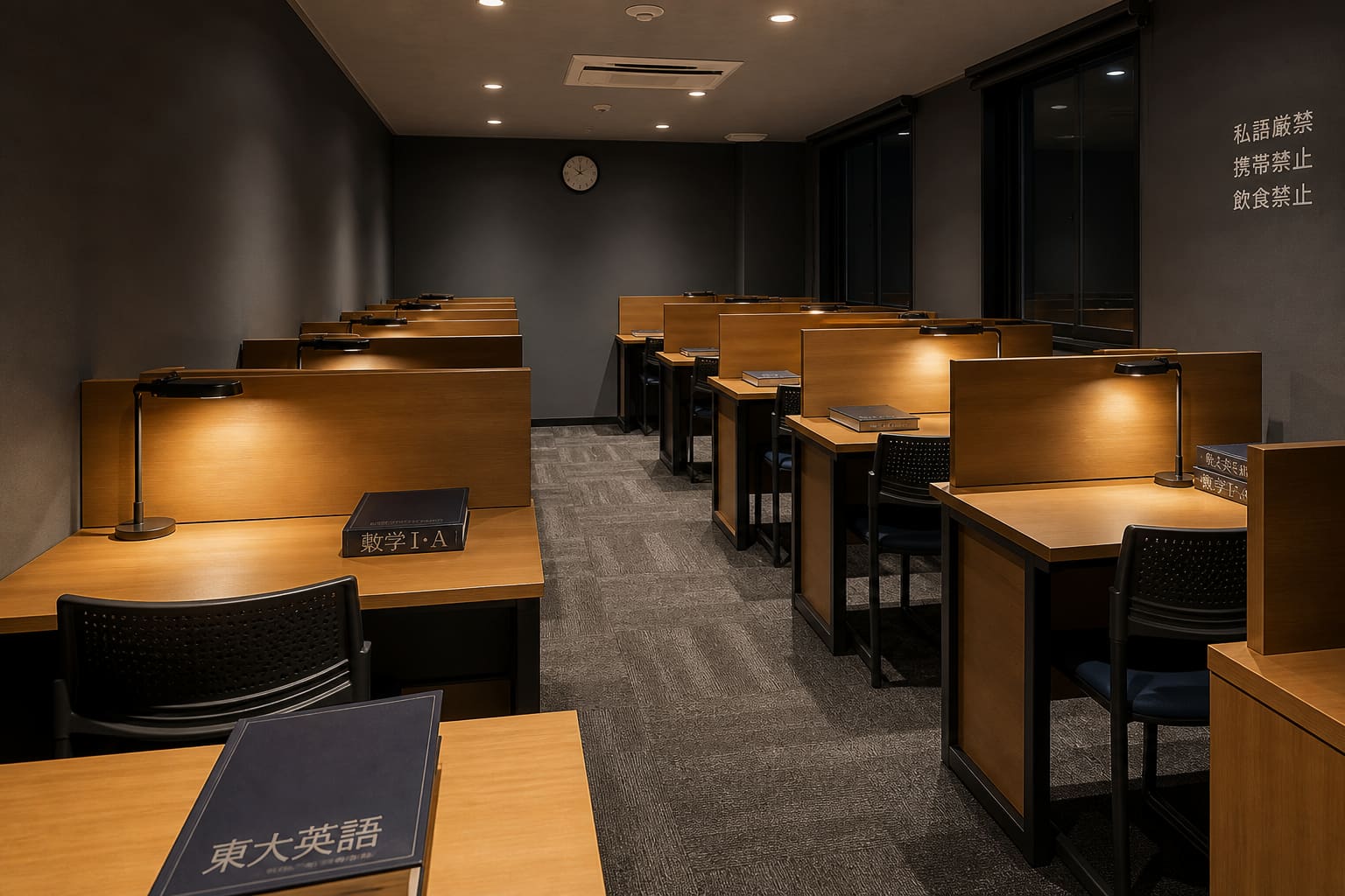 学習塾ミネルバの自習スペース